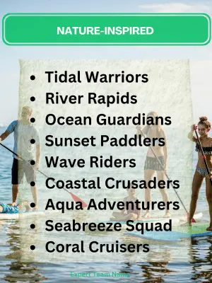 190+ Paddleboarding Team Names: Stand Up and Stand Out 2 Best Paddleboarding Team Names