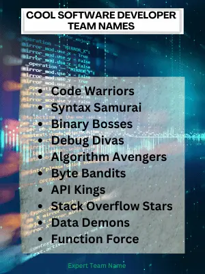 133 Software Developer Team Names for Tech Teams 2 Cool Software Developer Team Names