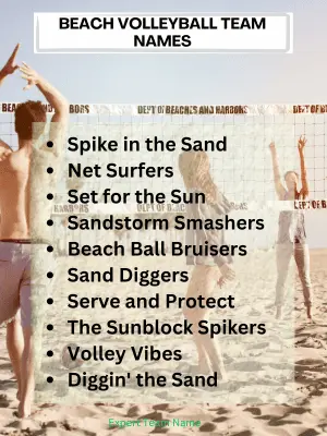192 Beach Team Names for a Fun Day in the Sun 3 Beach Volleyball Team Names
