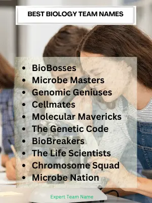 216 Best Biology Team Names for Every Science Enthusiast 2 Best Biology Team Names