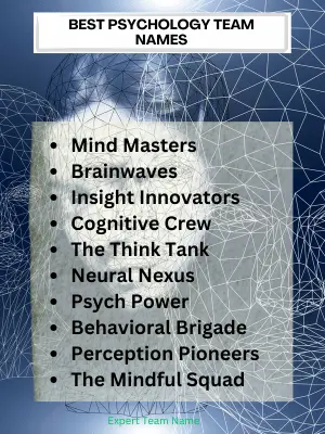 159 Psychology Team Names to Inspire and Unite Your Group 2 Best Psychology Team Names