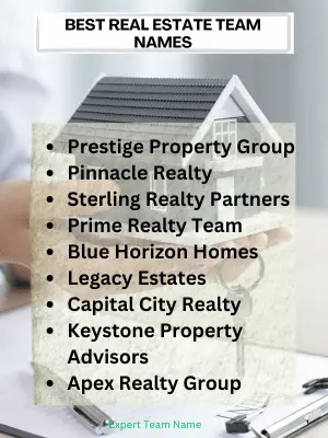 297+ Best Modern Real Estate Team Names for 2024 2 Best Real Estate Team Names
