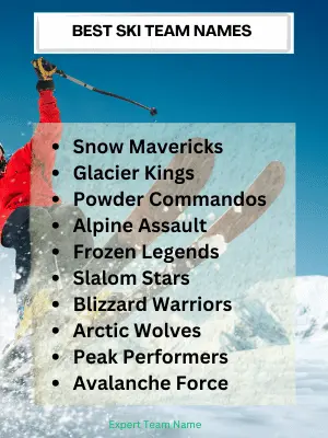 202 Best Ski Team Names to Elevate Your Winter Game 2 Best Ski Team Names