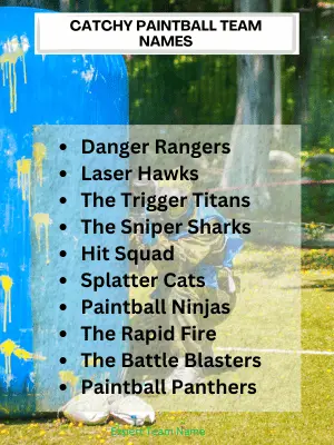 330 Paintball Team Names: Boost Your Squad's Creativity 5 Catchy Paintball Team Names