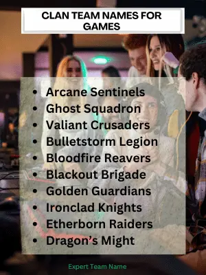 319 Best Clan Team Names for All Types of Gamers 3 Clan Team Names for Games