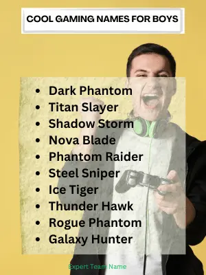 360 Cool Gaming Names: Find Your Perfect Gamer Identity 3 Cool Gaming Names for Boys