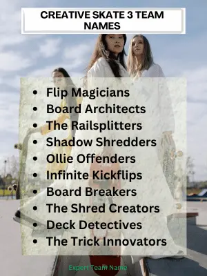 225 Legendary Skate 3 Team Names to Rule the Streets 3 Creative Skate 3 Team Names