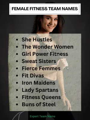 327+ Fitness Team Names to Inspire Your Group 3 Female Fitness Team Names
