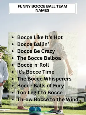 210 Bocce Ball Team Names for Every Style and Group 3 Funny Bocce Ball Team Names
