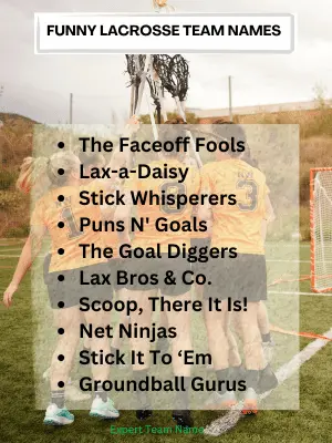275+ Lacrosse Team Names That Inspire & Motivate Your Squad 3 Funny Lacrosse Team Names