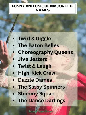 Majorette Team Names to Add Sparkle and Spirit to Your Squad 3 Funny and Unique Majorette Names