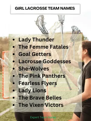 275+ Lacrosse Team Names That Inspire & Motivate Your Squad 4 Girl Lacrosse Team Names