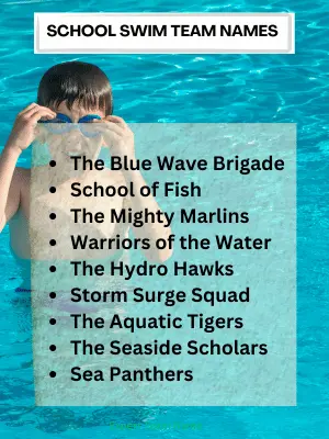 287+ Best Swim Team Names to Make Your Squad Stand Out 4 School Swim Team Names