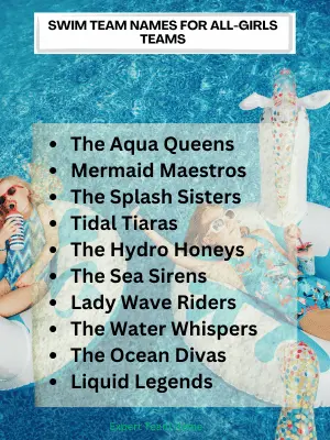287+ Best Swim Team Names to Make Your Squad Stand Out 3 Swim Team Names for All Girls