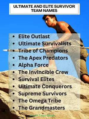 271 Survivor Team Names for Unbeatable Spirit 5 Ultimate and Elite Survivor Team Names