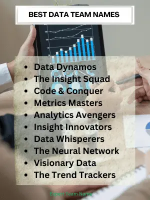 210 Data Team Names: Perfect Name for Your Analytics Squad 2 Best Data Team Names