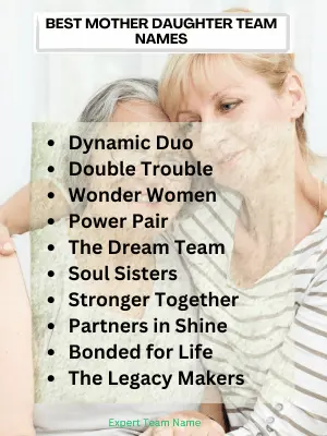 243 Best Mother Daughter Team Names for Every Duo 2 Best Mother Daughter Team Names