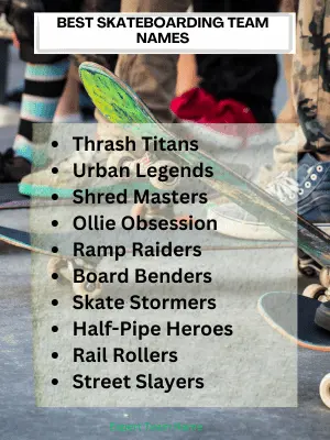 Best Skateboarding Team Names: Find Your Crew’s Perfect Fit 2 Best Skateboarding Team Names