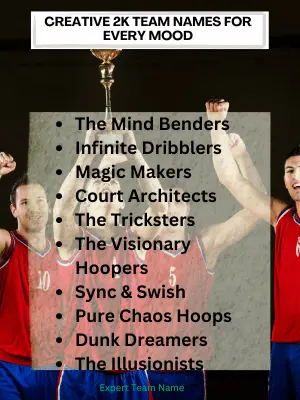 2K Team Names for Every Style: Cool, Funny, Fierce & More 4 Creative 2K Team Names for Every Mood
