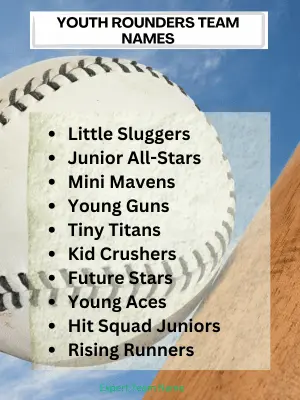 243 Rounders Team Names for All Types of Teams 3 Youth Rounders Team Names