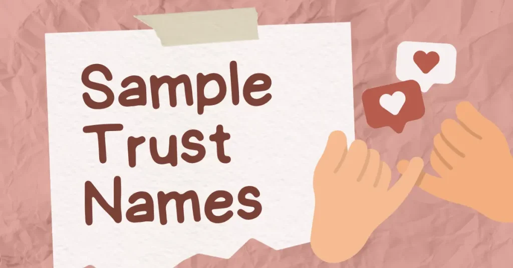 Sample Trust Names